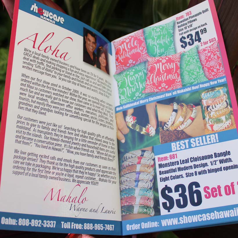 Mail order catalogs in a digital age. Showcase Hawaii