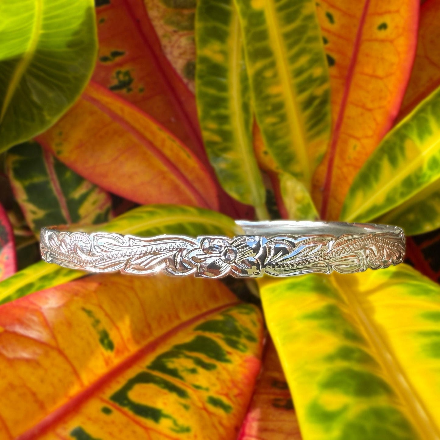 6MM Hawaiian Heritage Scroll Bracelet
