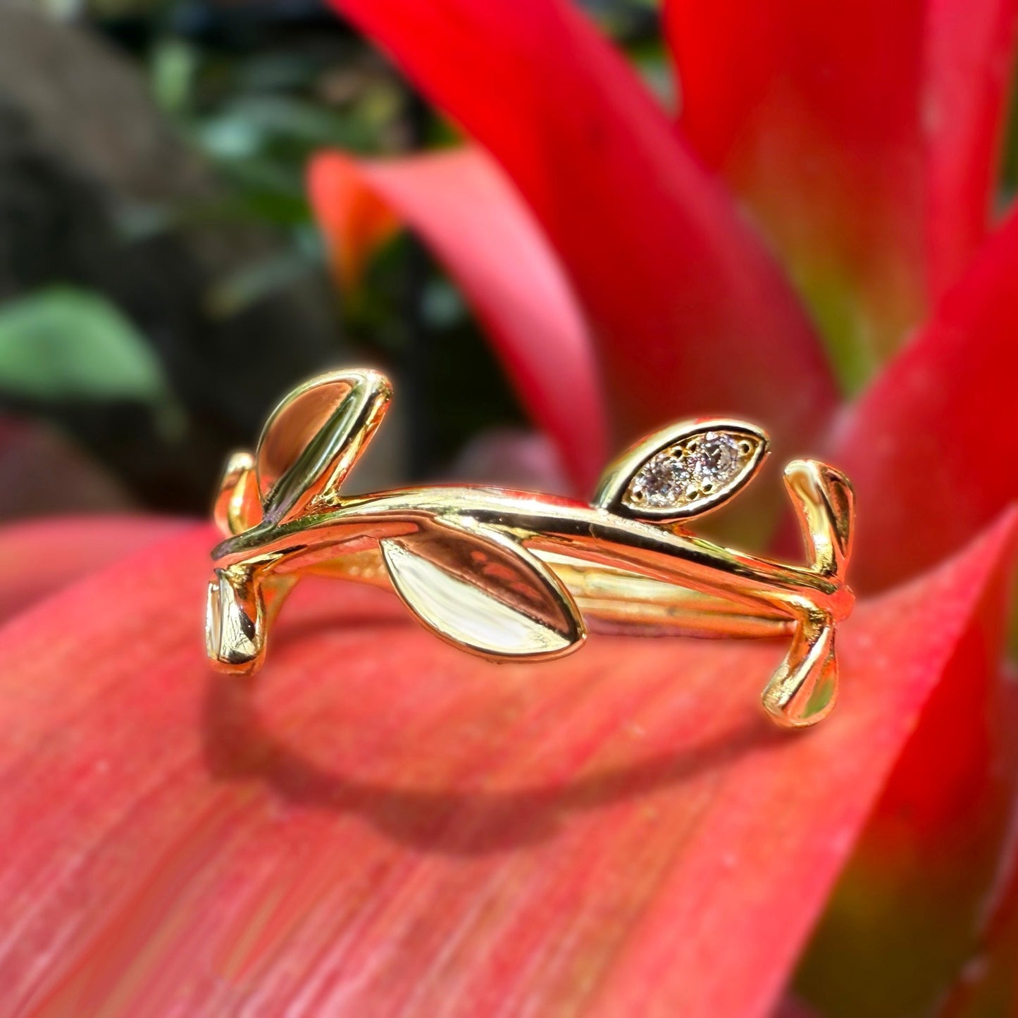 Haku Lei Adjustable Ring