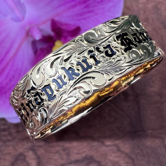 Hinapukuiʻa Kahawai -Hawaiian Scroll Bracelet – Spirit of Abundance