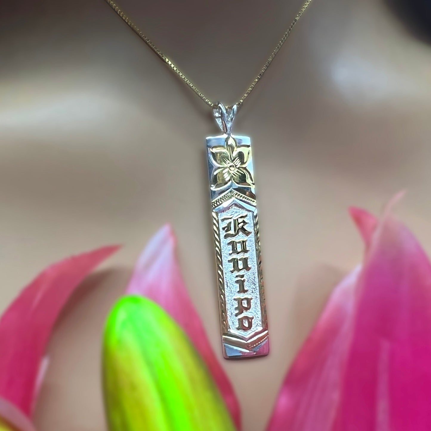 Ku`uipo Pre Engraved Pendant