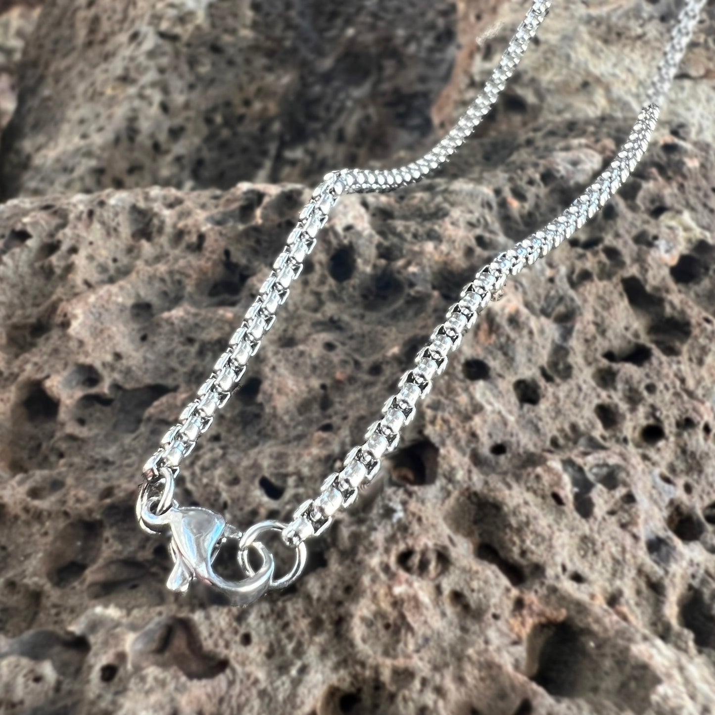Koa Wood Anchor w/ 22” Rolo Chain