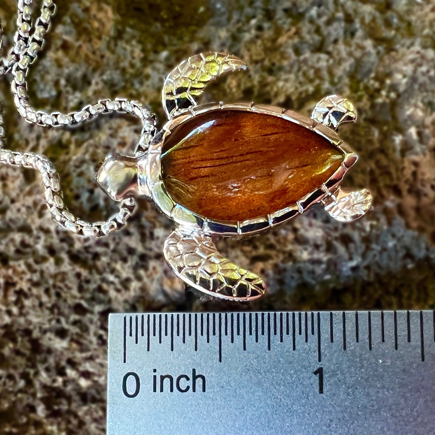 Koa Nui Honu Pendant
