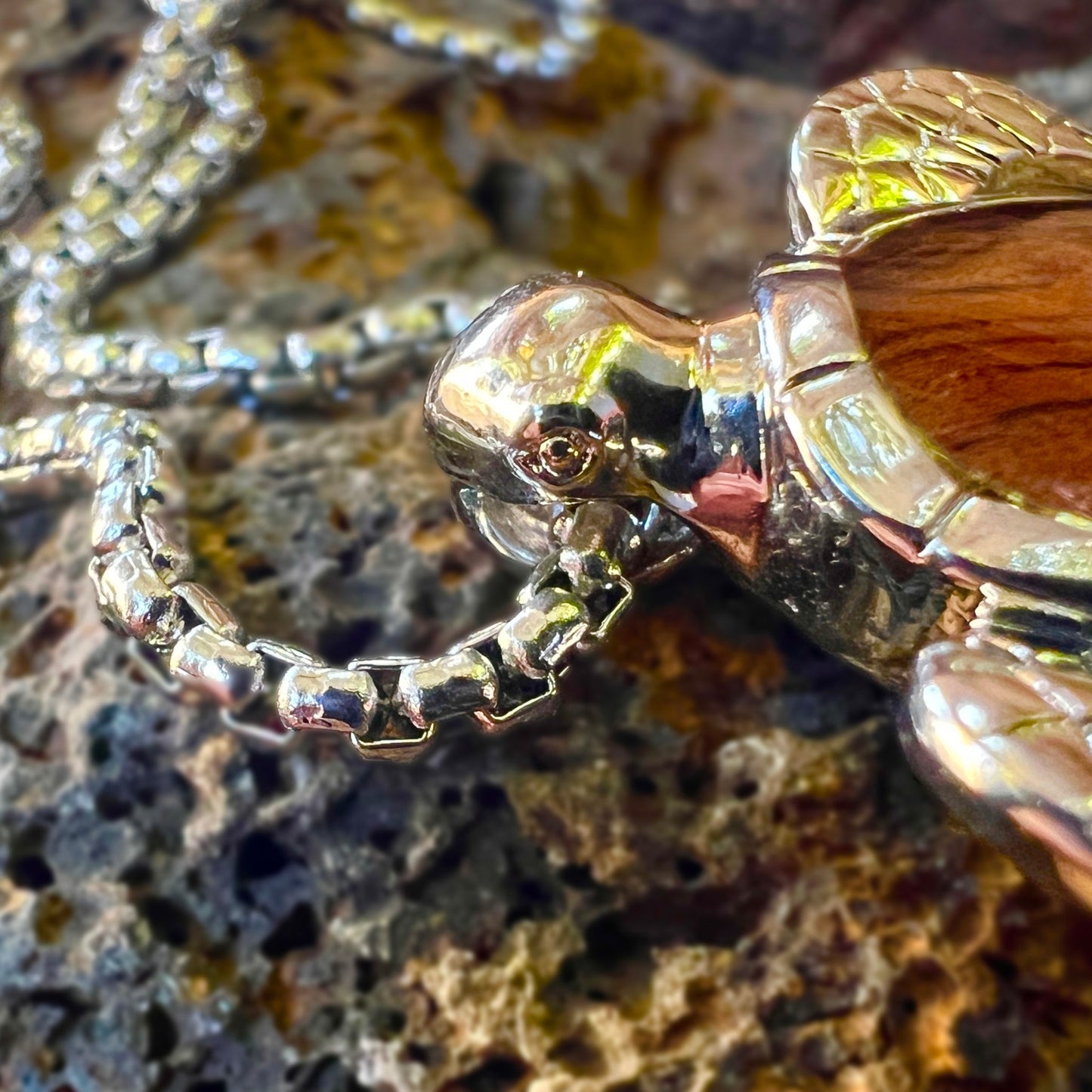 Koa Nui Honu Pendant