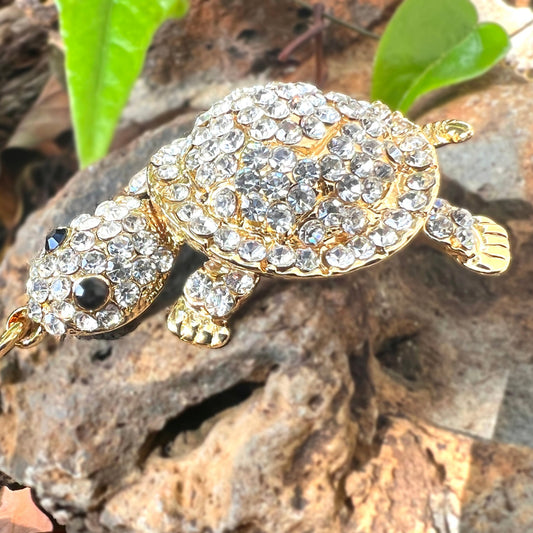 Crystal Honu Keychains