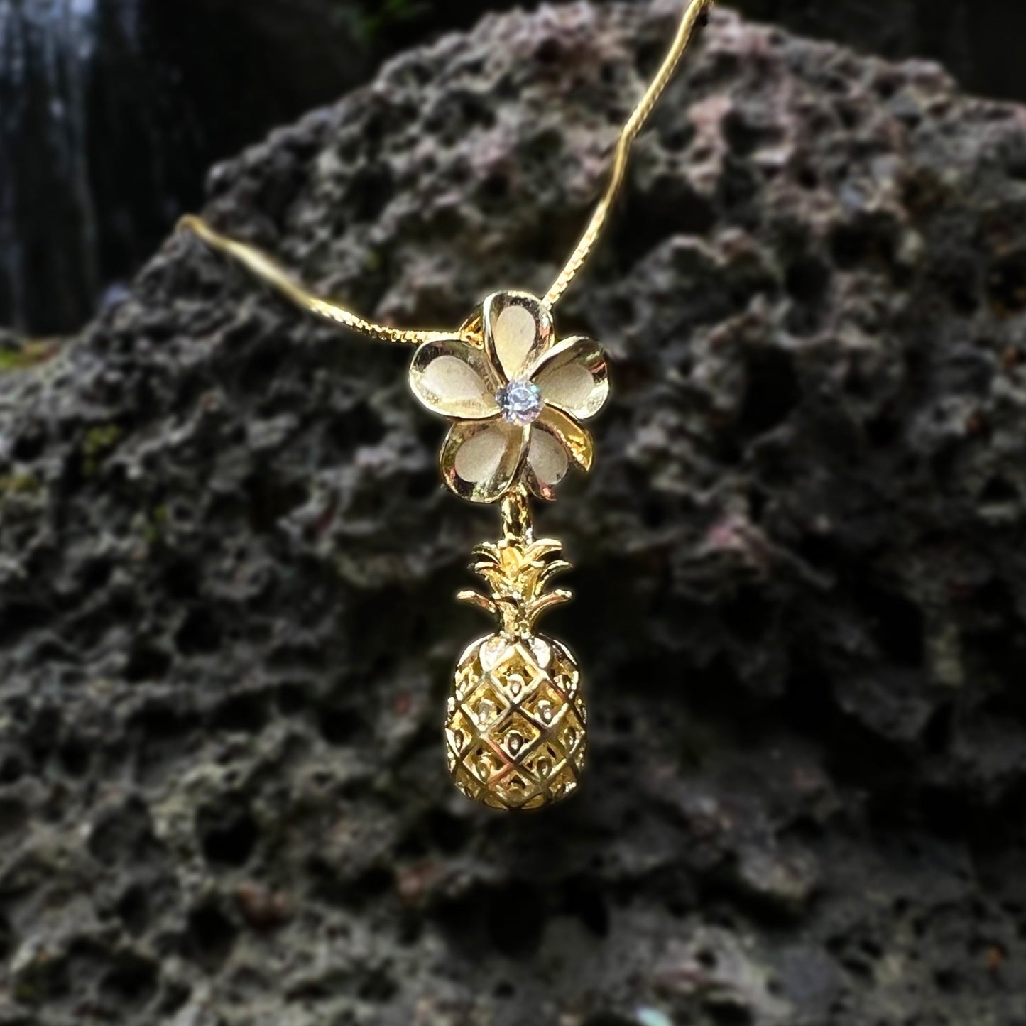 Pineapple Plumeria Jewelry