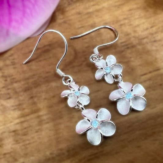 ‘Elua Plumeria Dangle Earrings
