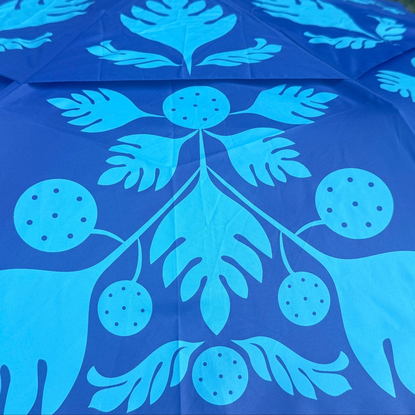 Hawaiian Quilt Print Foldable Umbrella