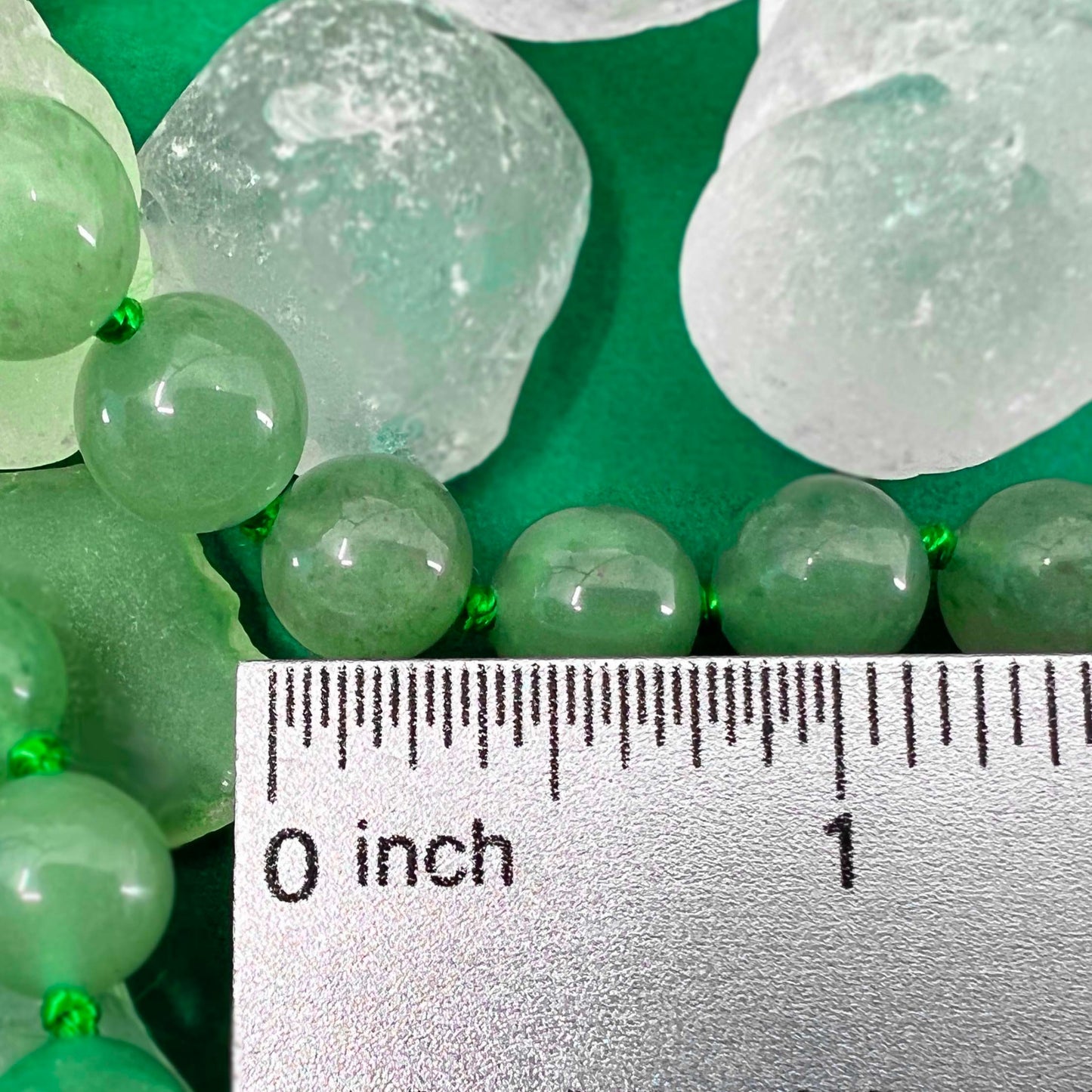 Nahele Aventurine Gemstone Necklace & Bracelet