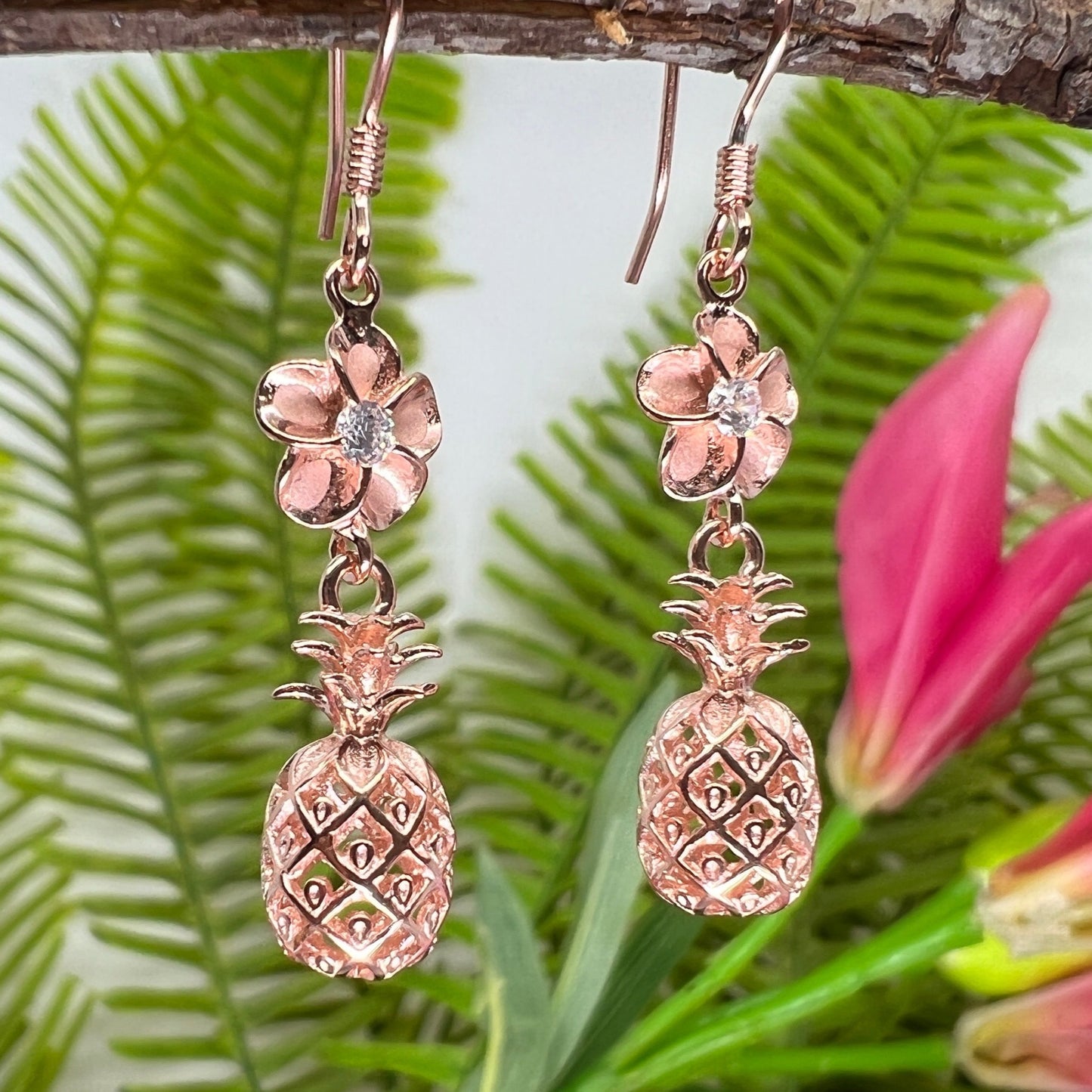 Pineapple Plumeria Jewelry
