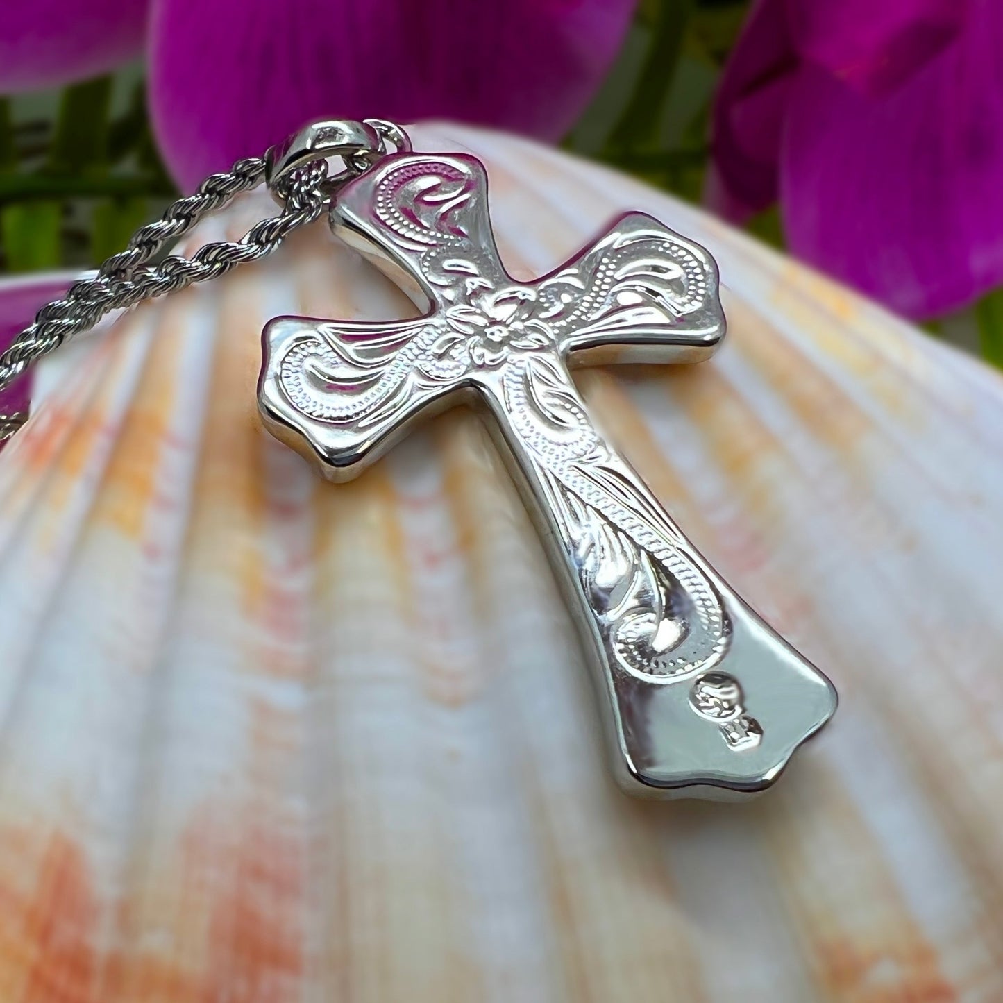 Laau “Wood” Gold Plated Reversible Cross
