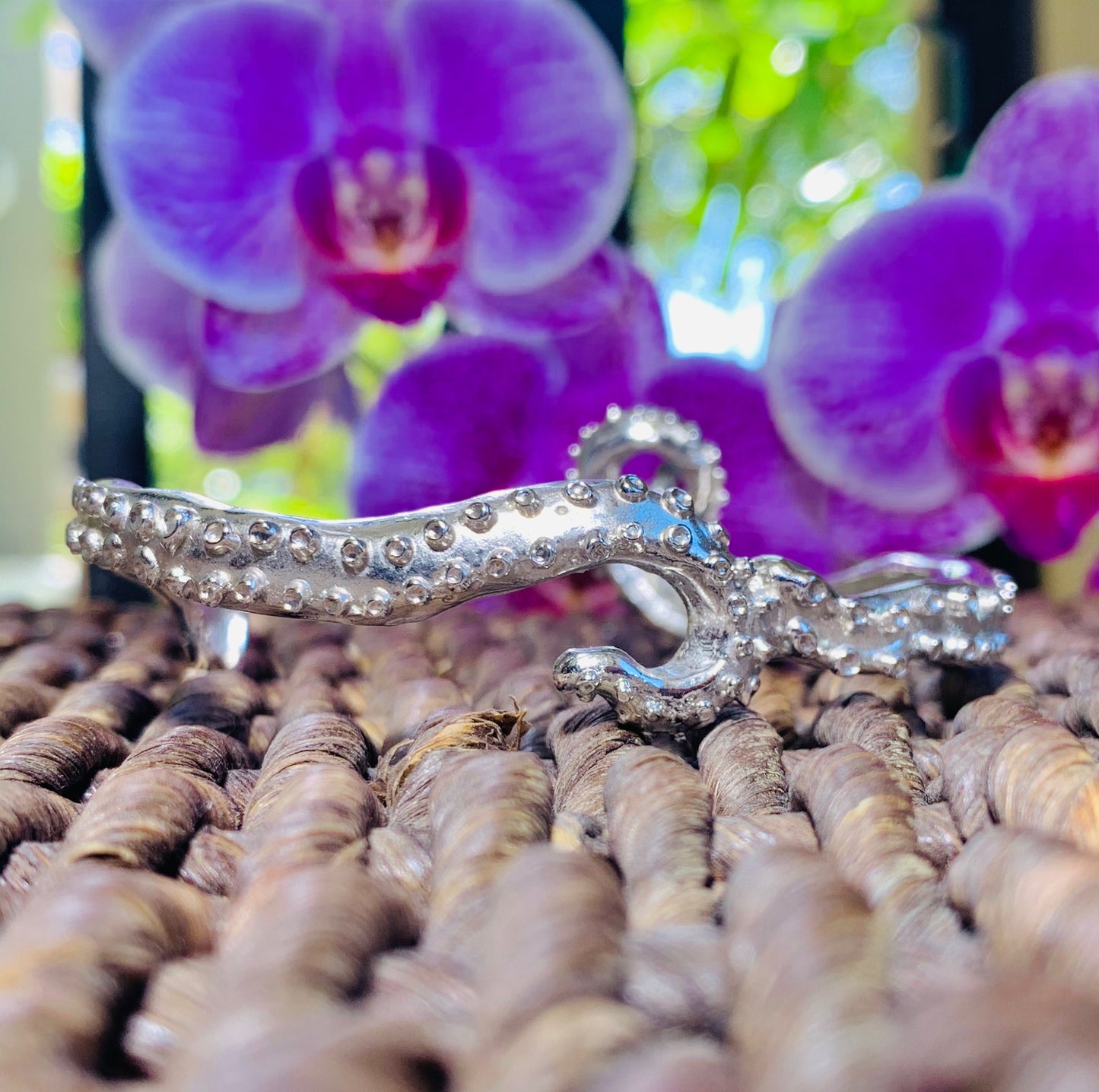 Octopus Tentacle Jewelry in Sterling Silver