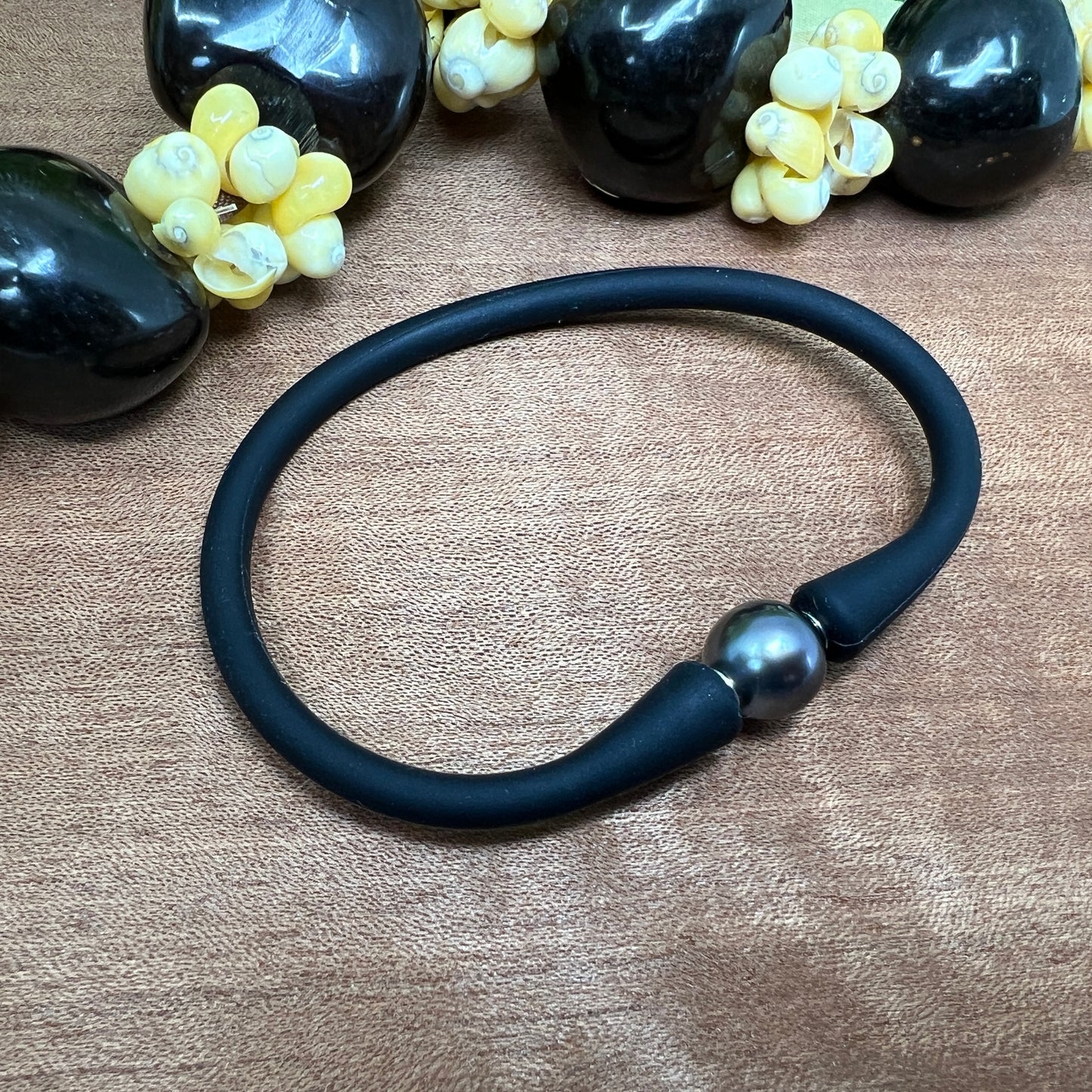 Silicone Pearl Flex Bracelets