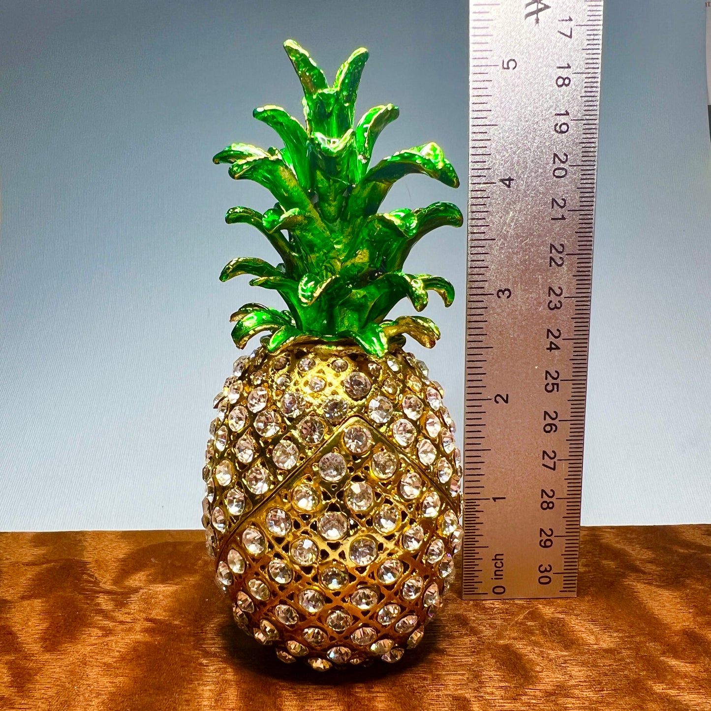 Crystal Pineapple Hidden Keepsake Holder