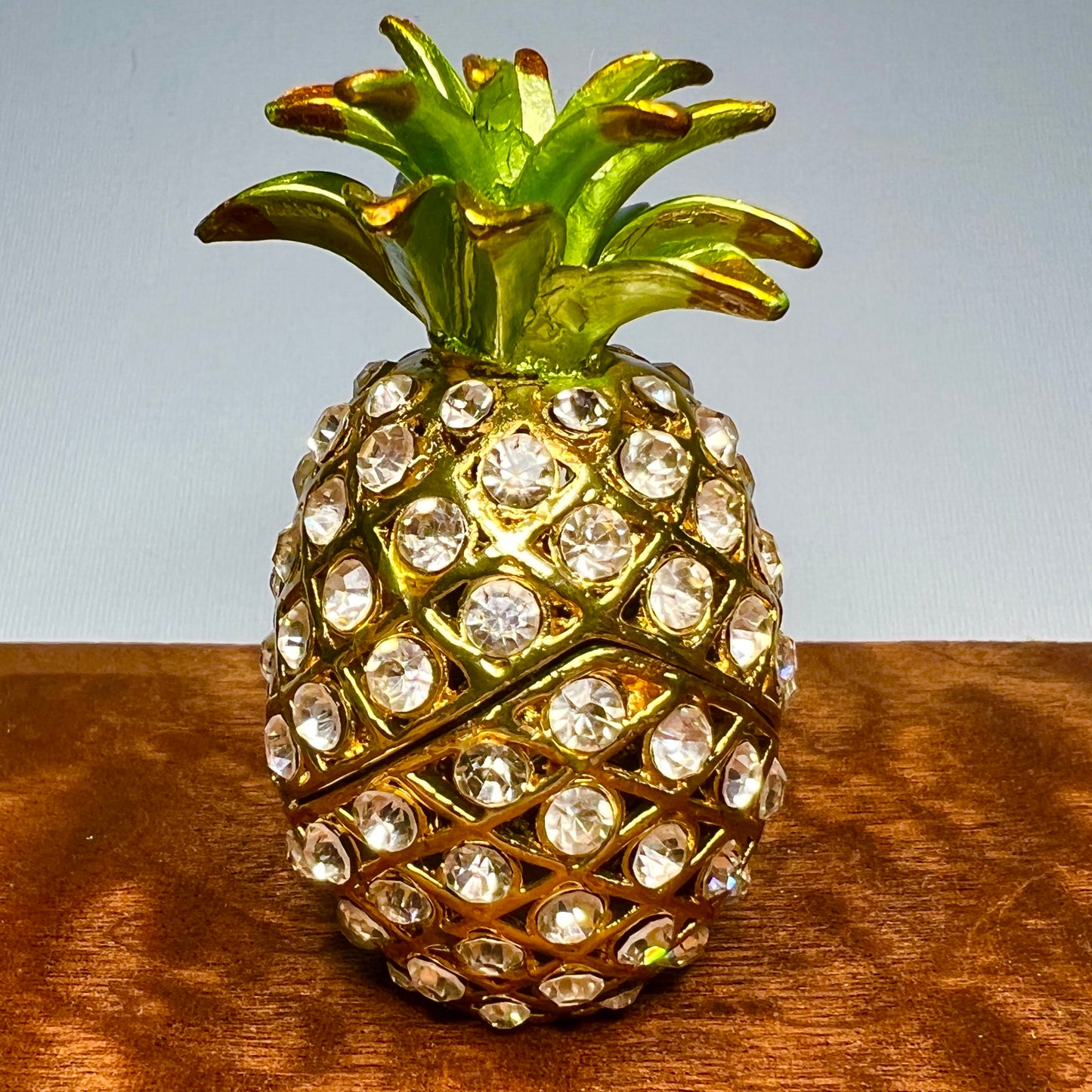 Crystal Pineapple Hidden Keepsake Holder