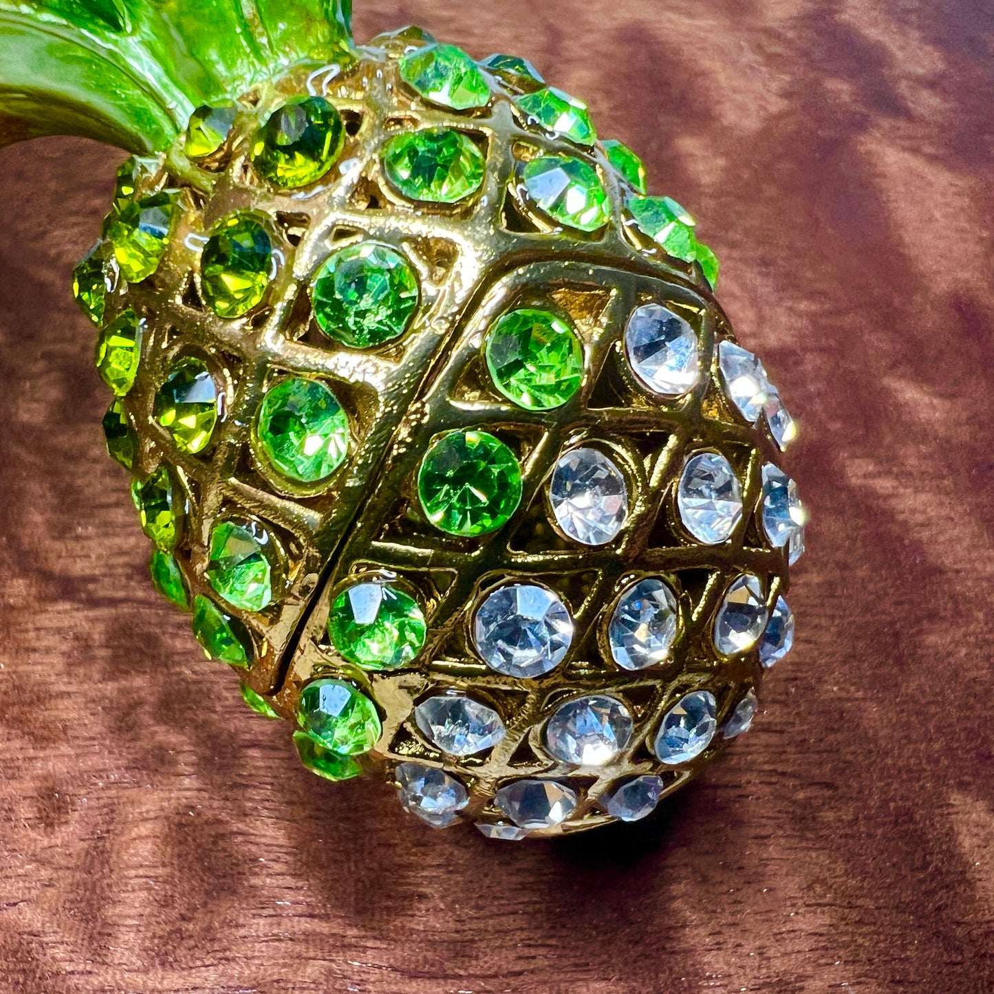 Crystal Pineapple Hidden Keepsake Holder