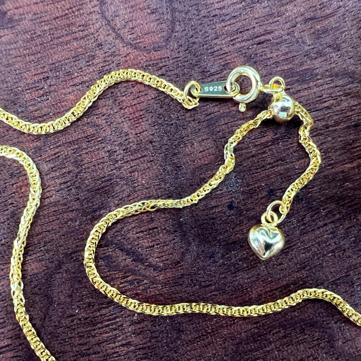 Golden Pineapple Pendant w/Chain