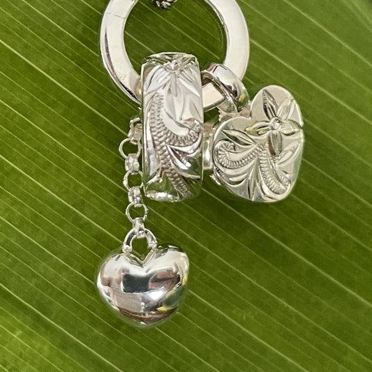 Charming Hearts Scroll Heart Necklace