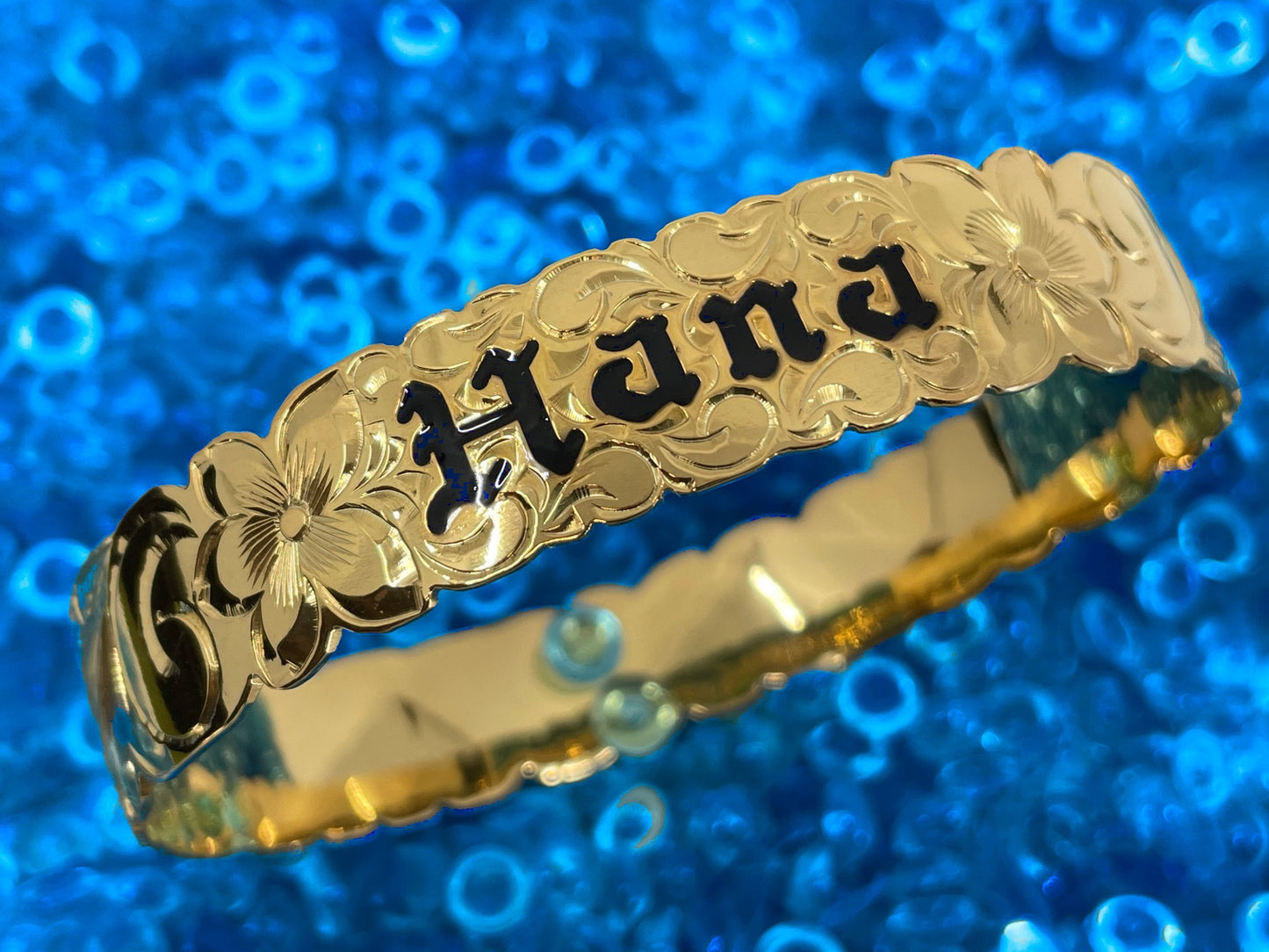 Custom Hawaiian Heirloom Scroll Bracelet