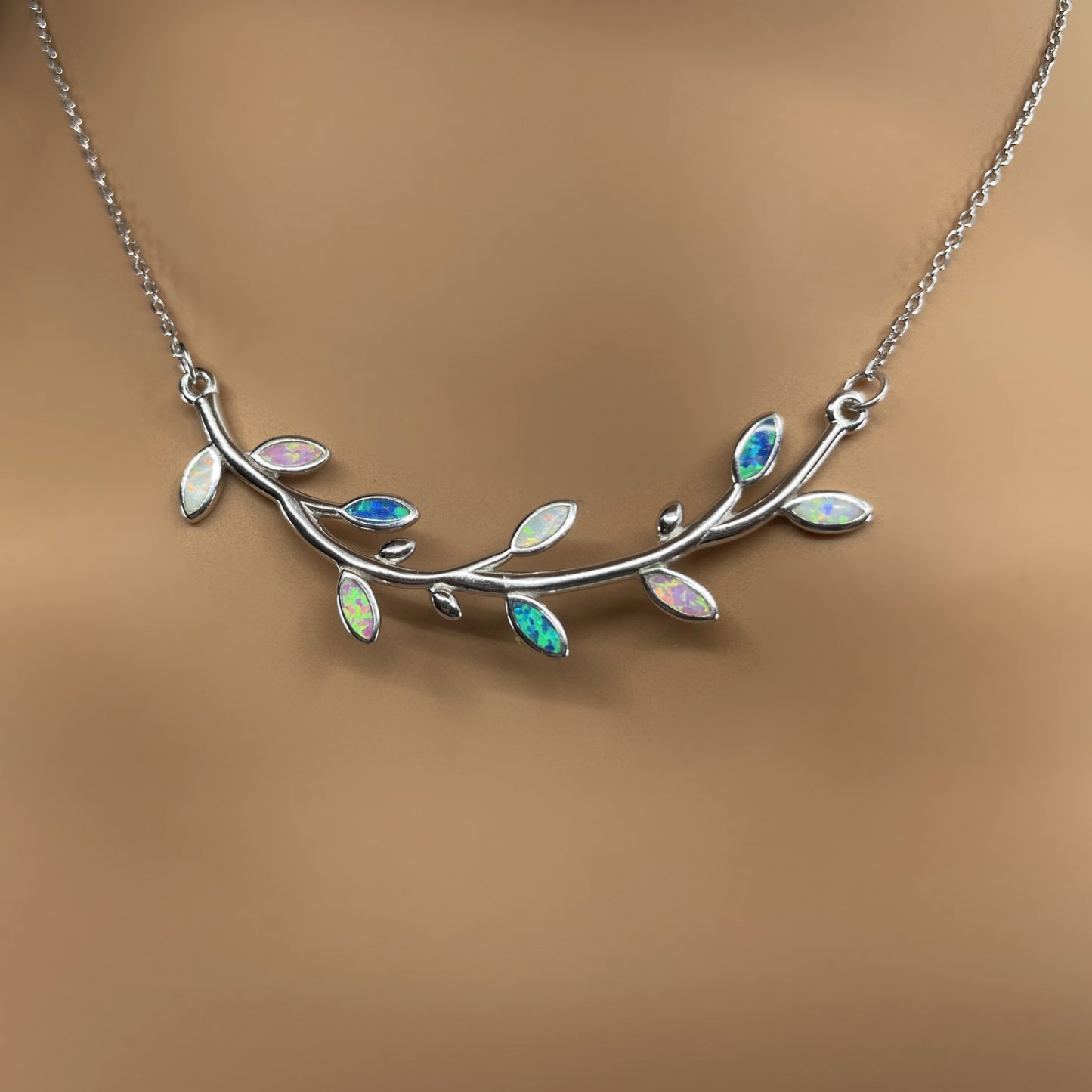 Maile Lei Opalite Necklace