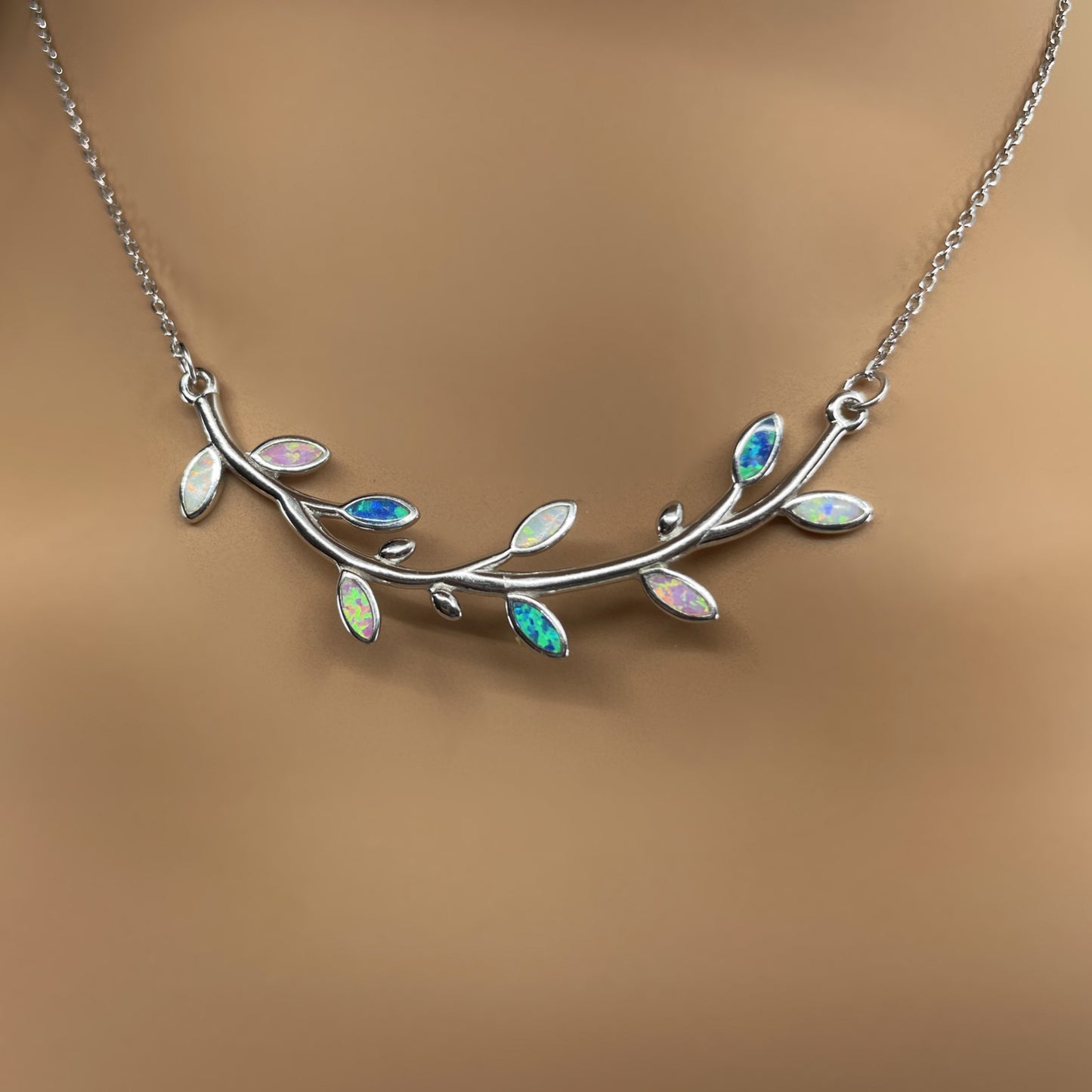 Maile Lei Opalite Necklace