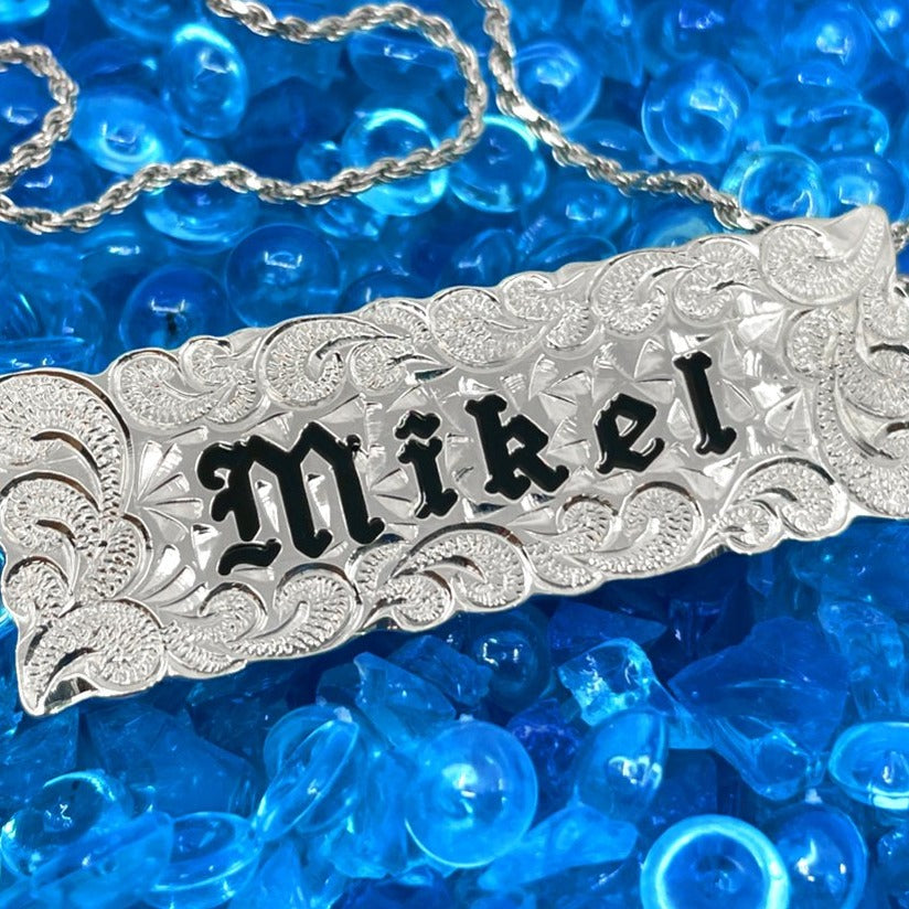 Nameplate in Sterling Silver