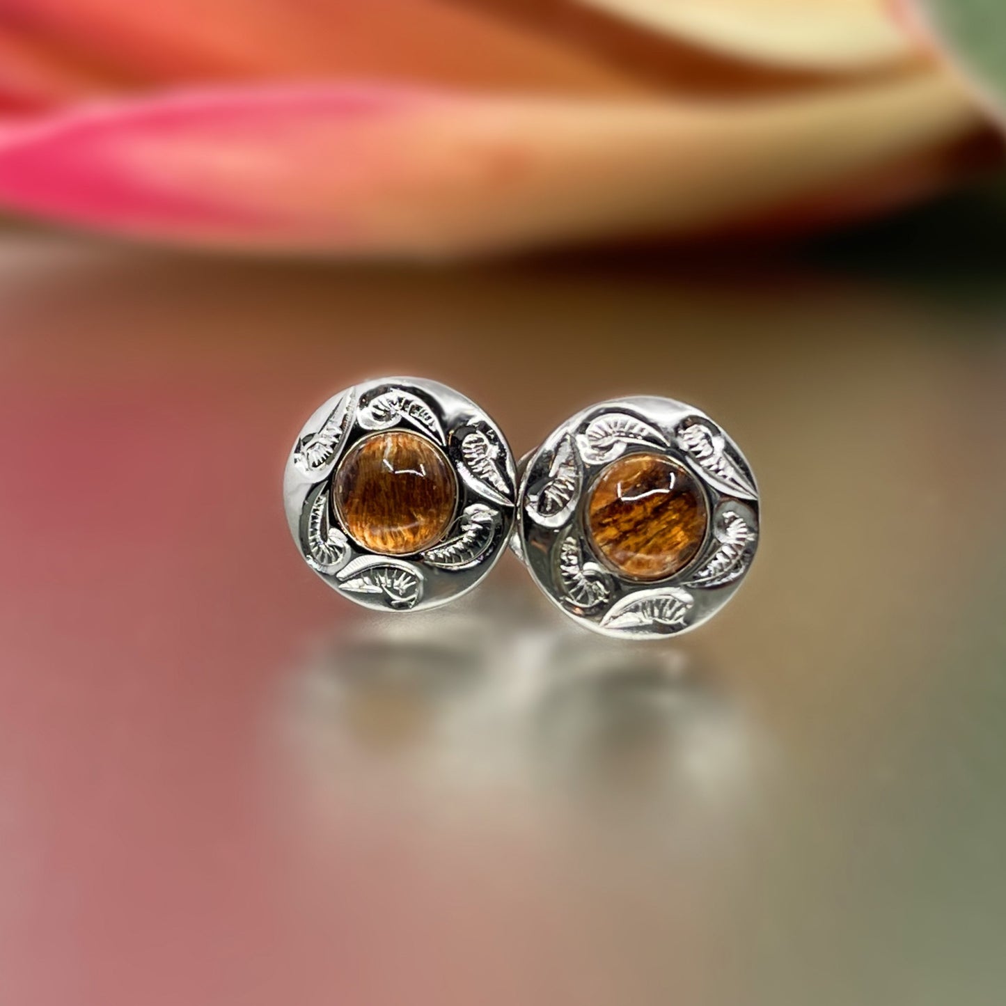 Manini Koa Wood Earrings