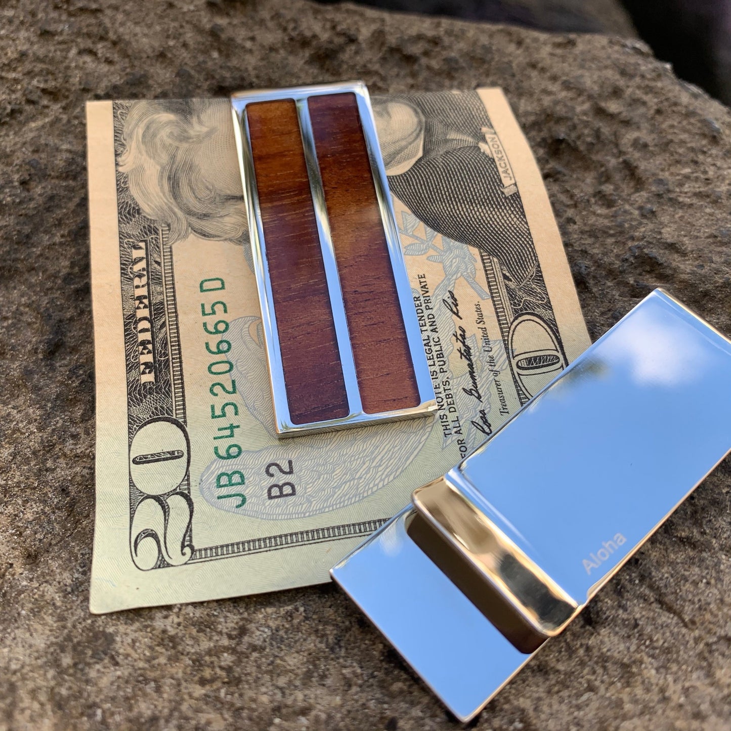 Koa Wood Money Clip