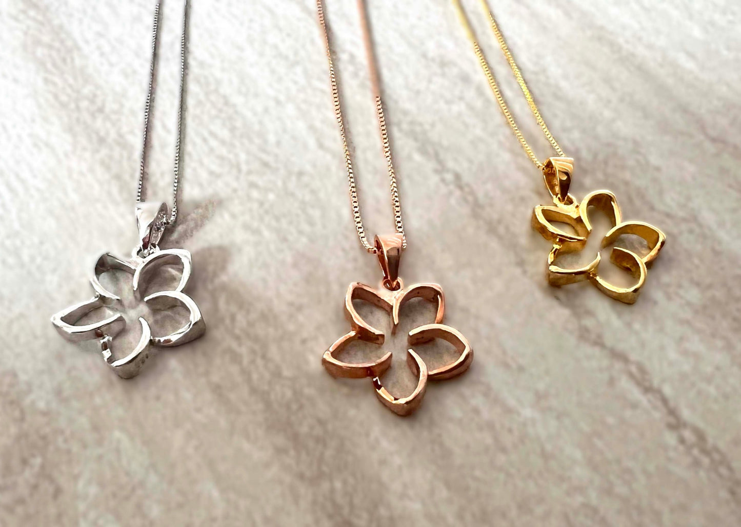 Maalahi Plumeria Flower Pendant