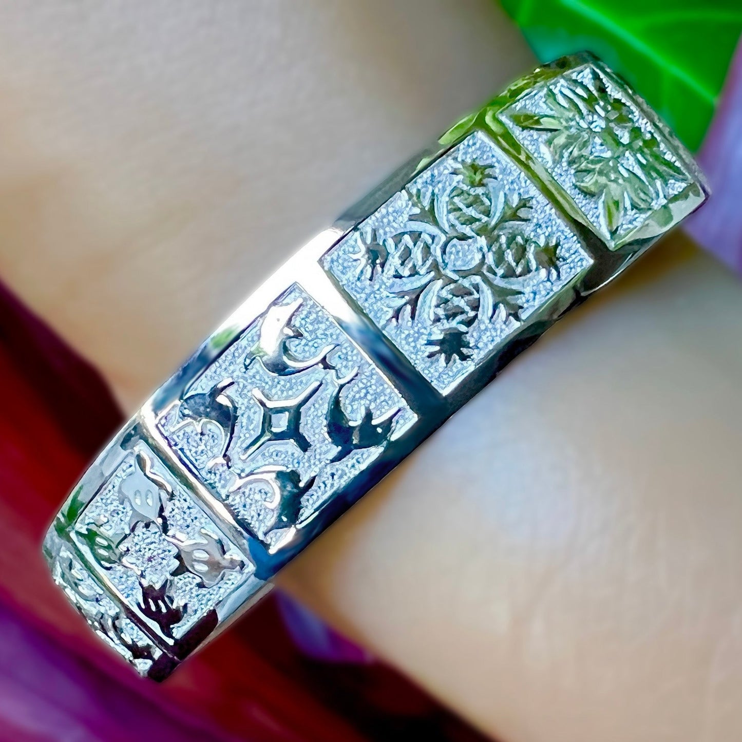 Hawaiian Quilt Bangle