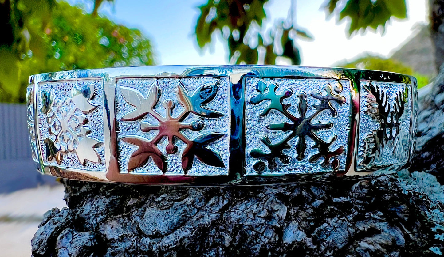 Hawaiian Quilt Bangle