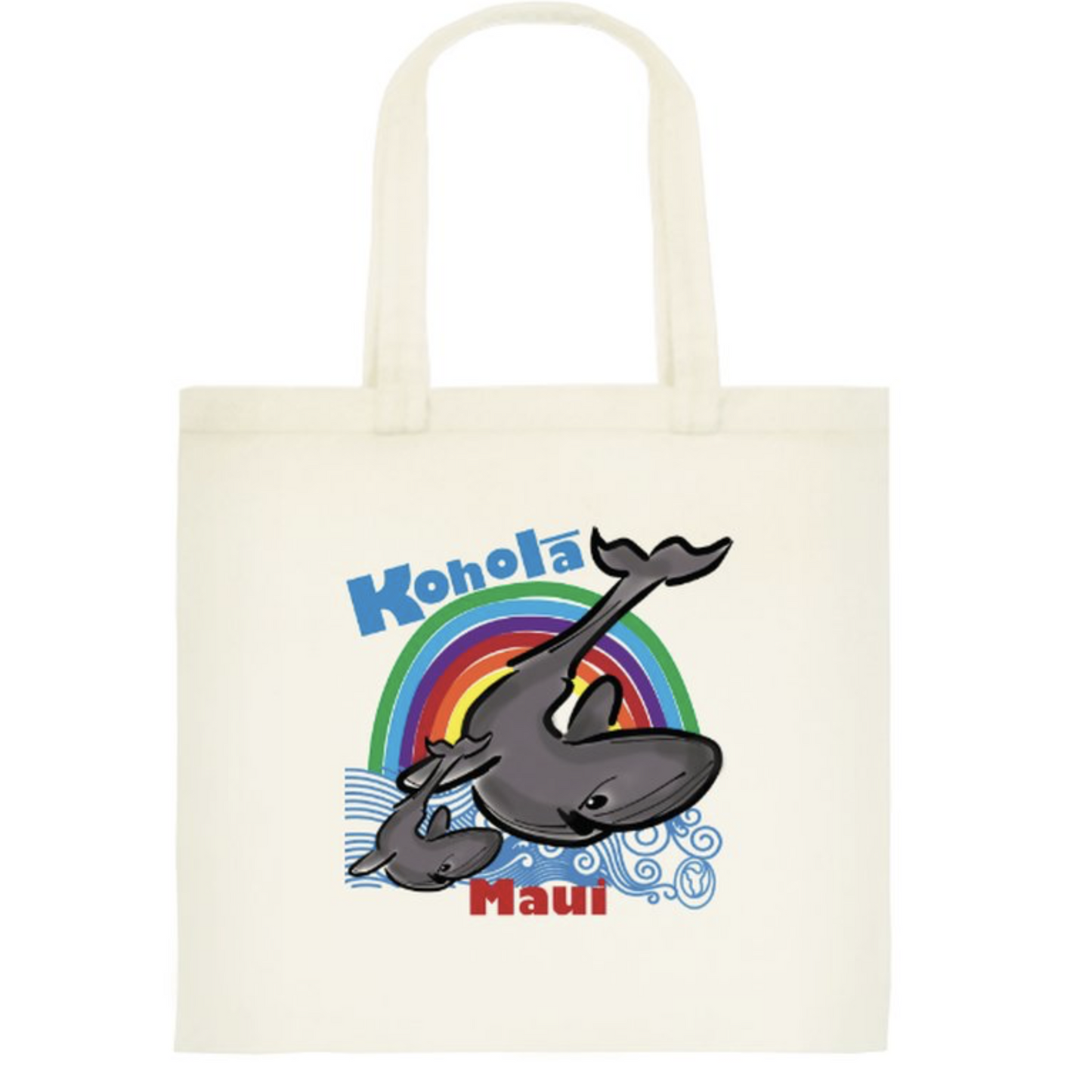 Color Sea Animal Whale Tote