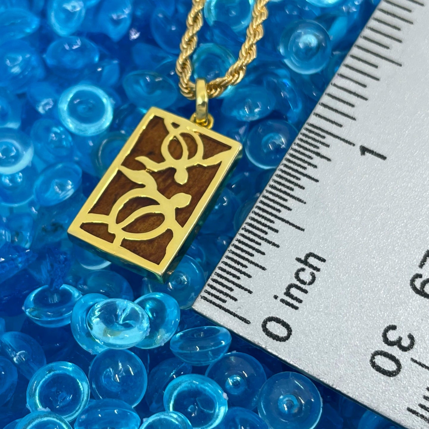 Petroglyph Honu Bar Pendant