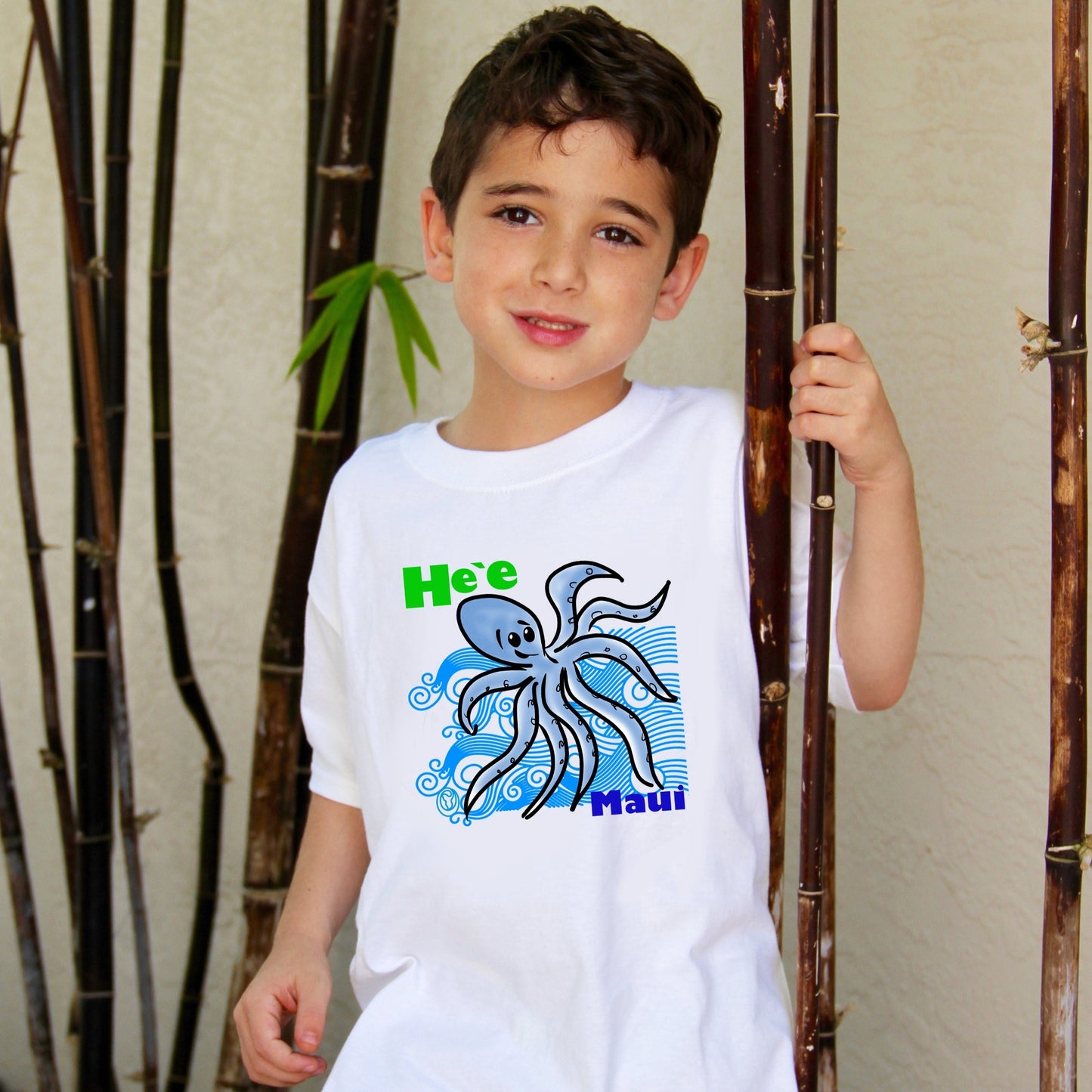 He`e Octopus Kids Tee