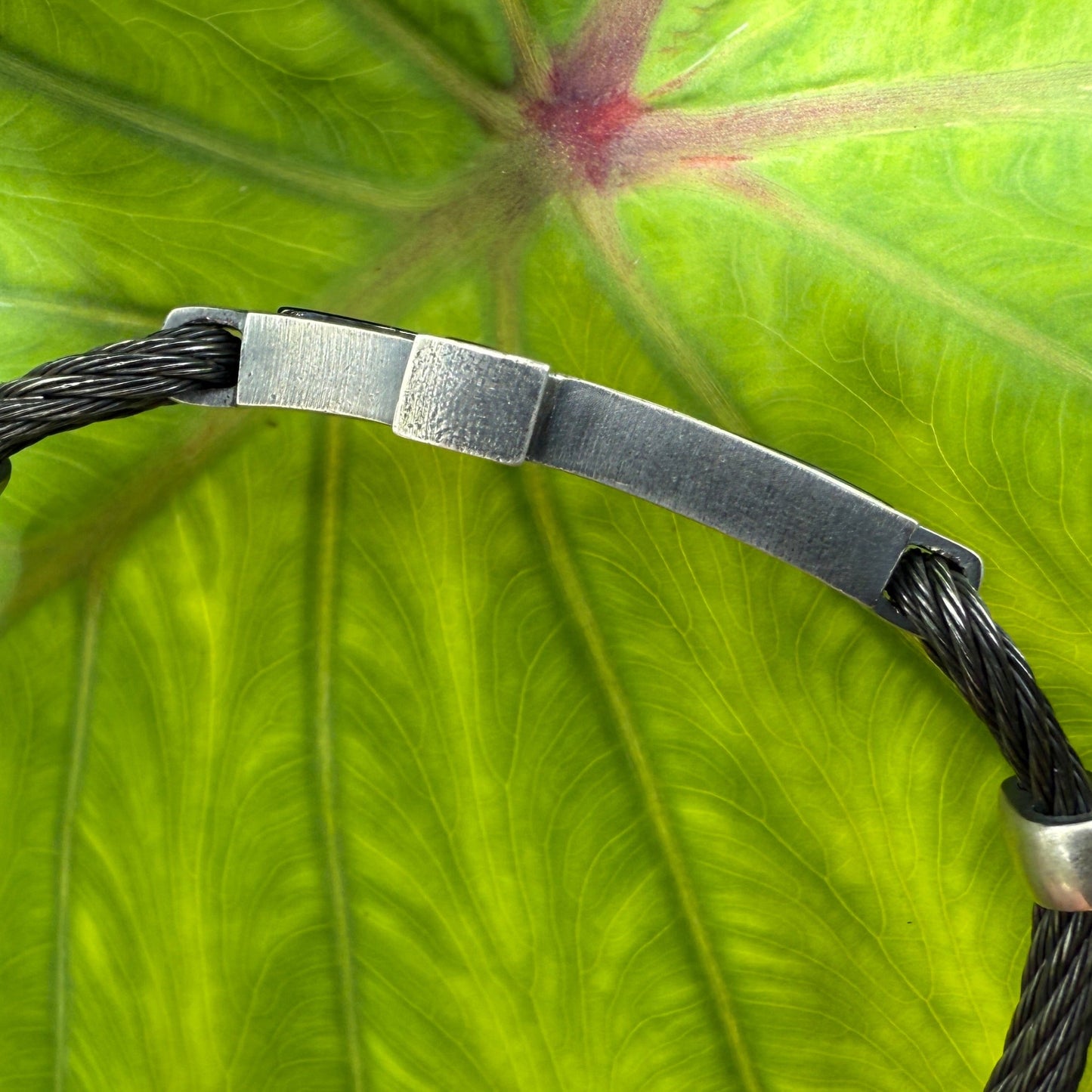 Black Onyx Mana Cross Bracelet