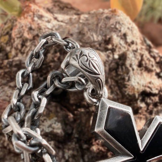 Mana Onyx & Silver Cross