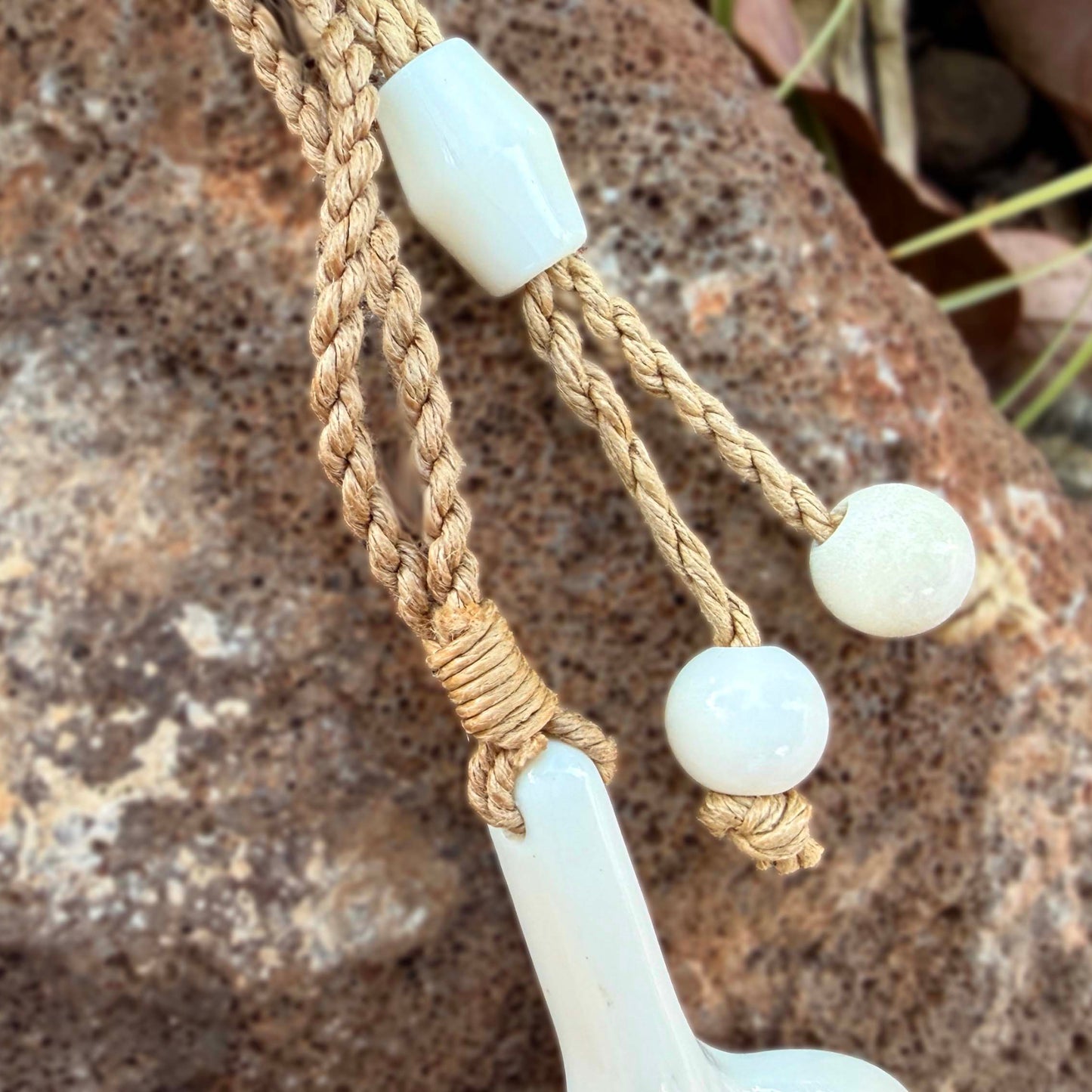 Mana Buffalo Bone Pendants Set of 3