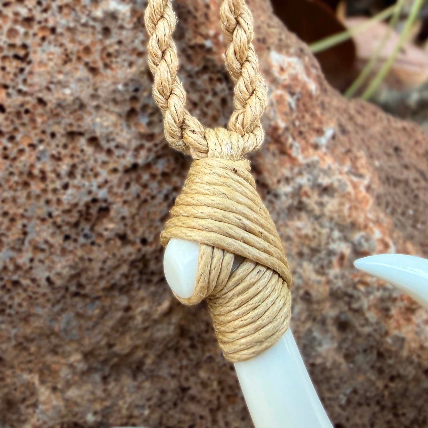 Mana Buffalo Bone Pendants Set of 3