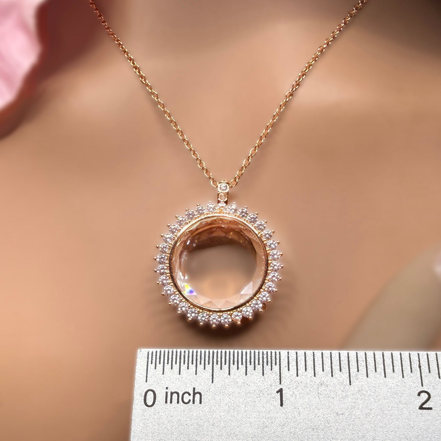 Malama Lei CZ Memory Locket