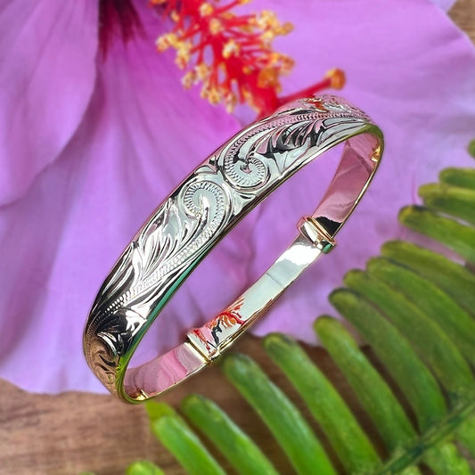 Adjustable Hawaiian Scroll Heirloom Bangle - Pre-Order Now - Available July 2026