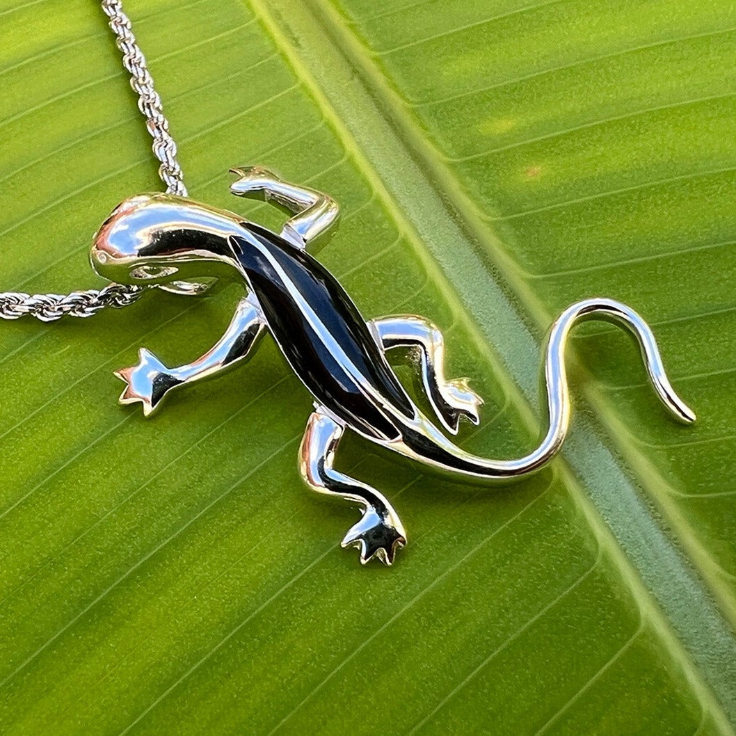 Moving Mo’o Gecko Pendant