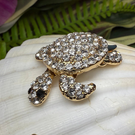 Rhinestone Honu Turtle Magnets Set of 3