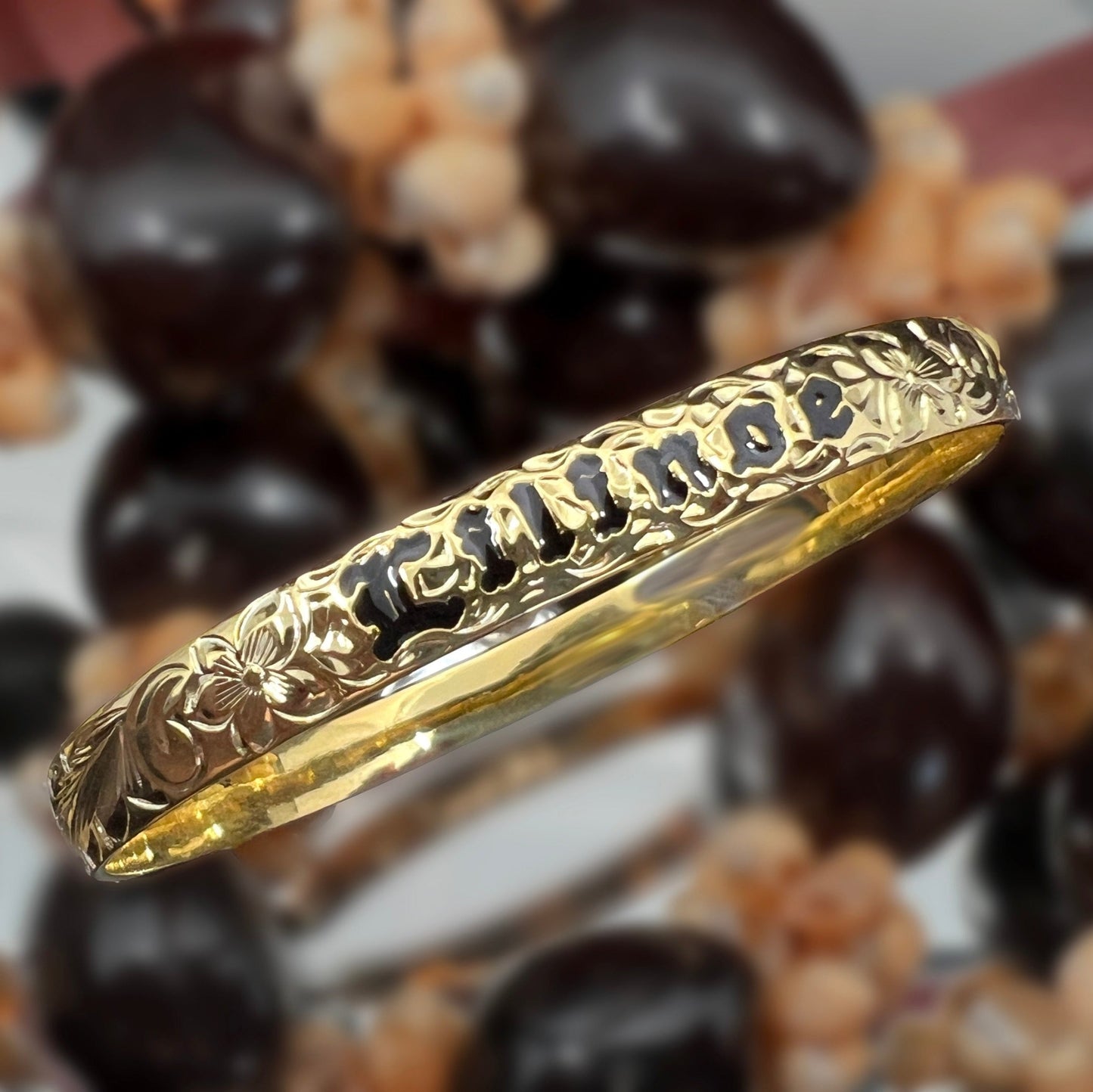 Lilinoe Hawaiian Scroll Bracelet – One-of-a-Kind Piece