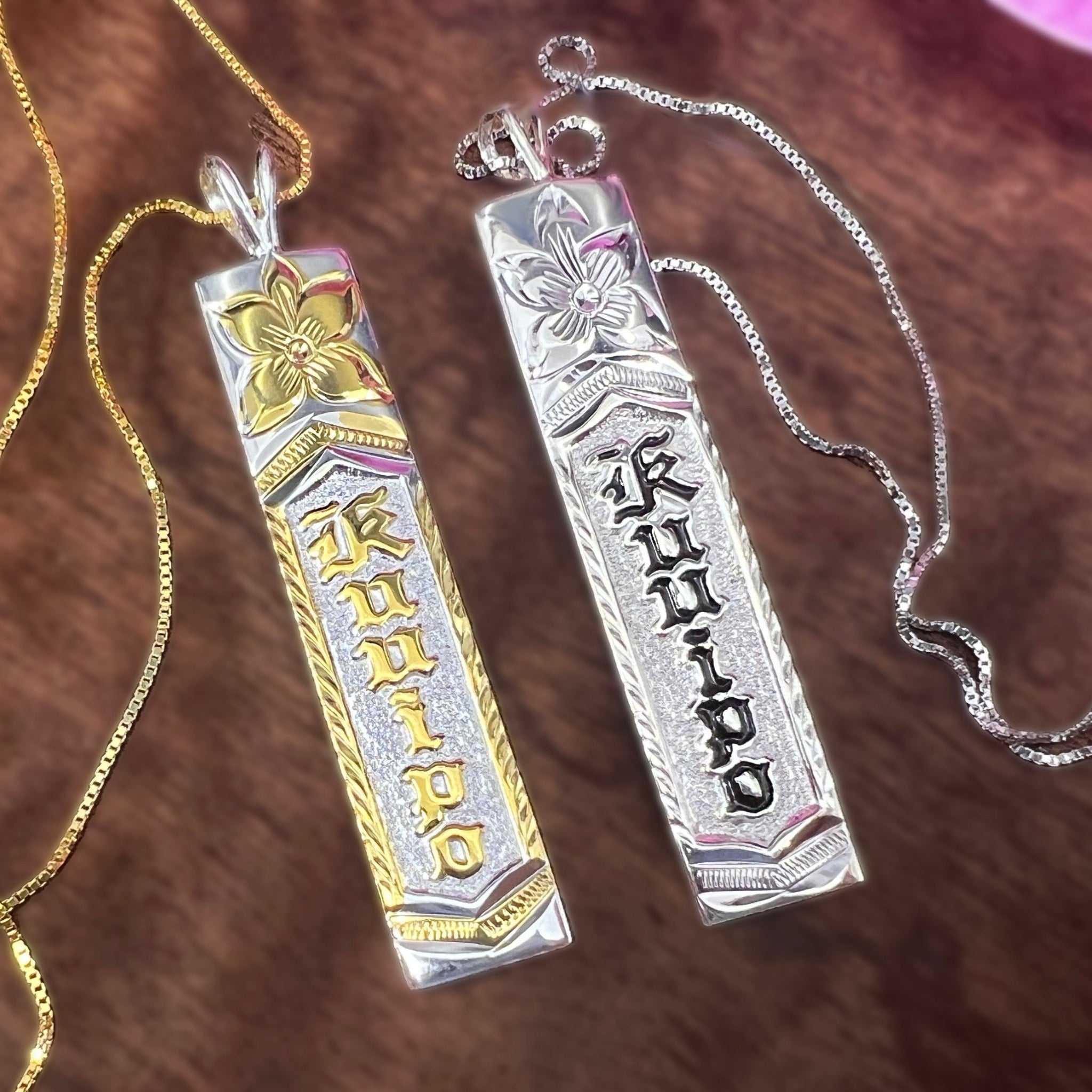 Ku`uipo Pre Engraved Pendant – Showcase Hawaii