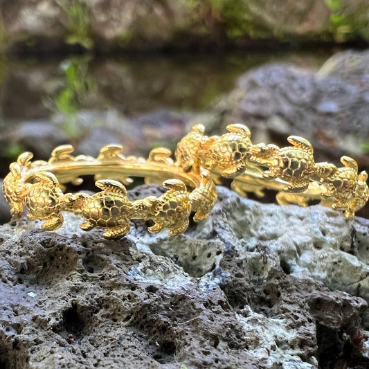 Poai Honu Stacking Ring