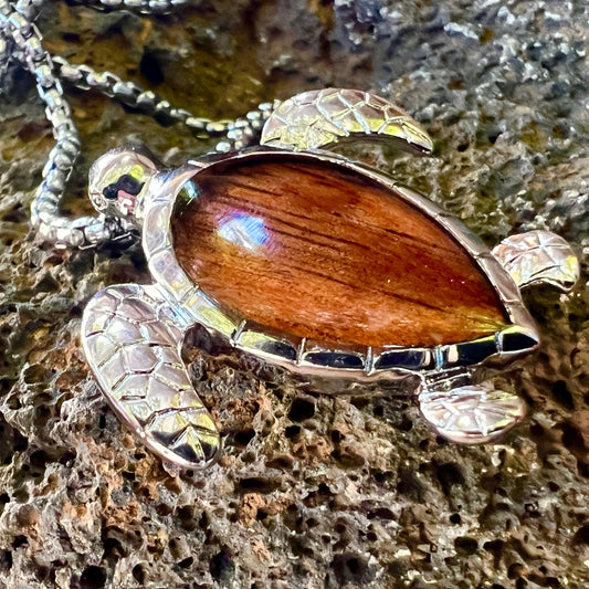 Koa Nui Honu Pendant