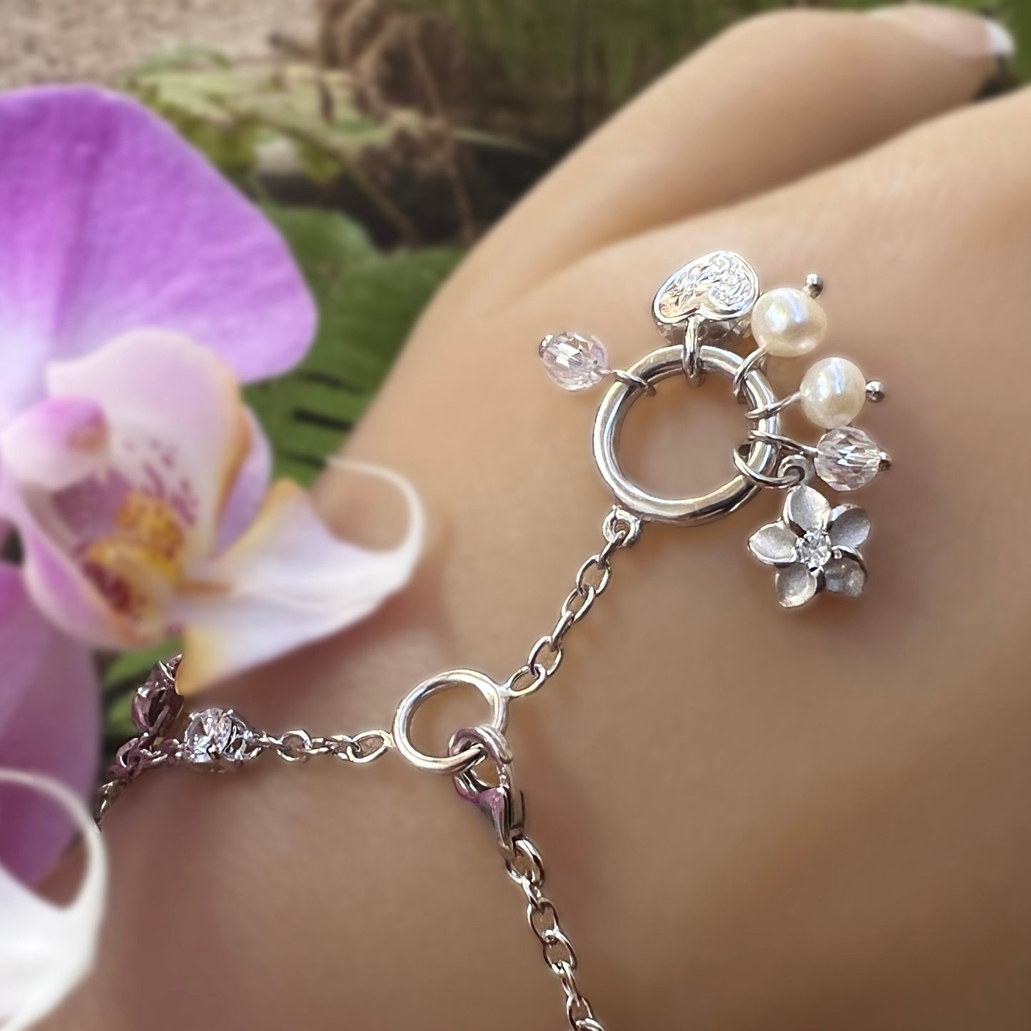 Puʻuwai Charm Bracelet or Puʻuwai CZ Earrings