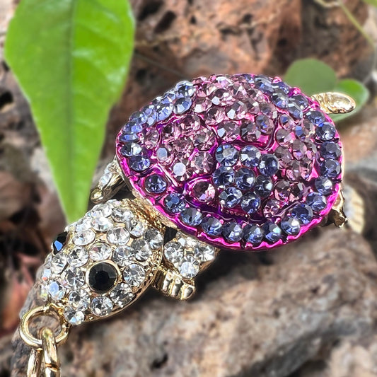 Crystal Honu Keychains