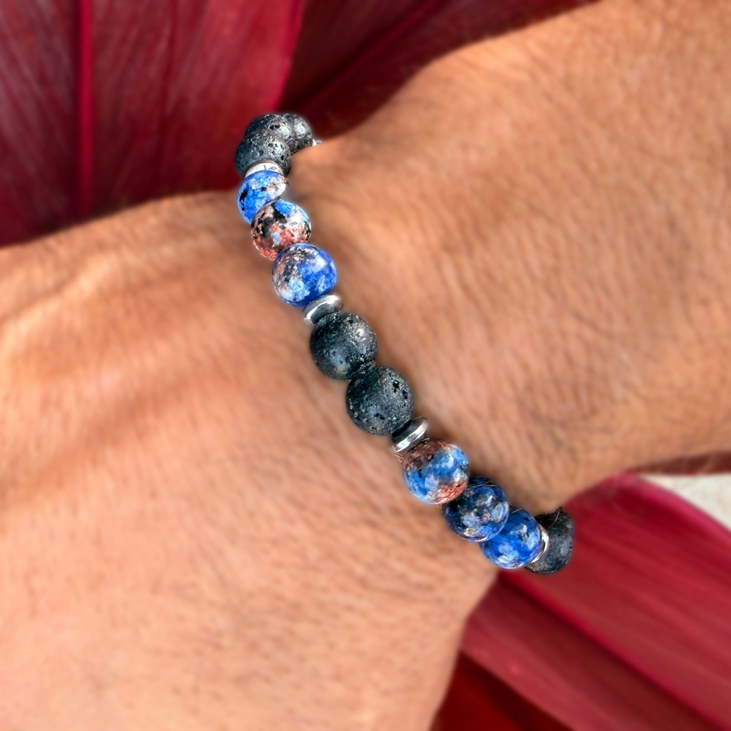 Pohaku Ola Lava Stone Bead Bracelets