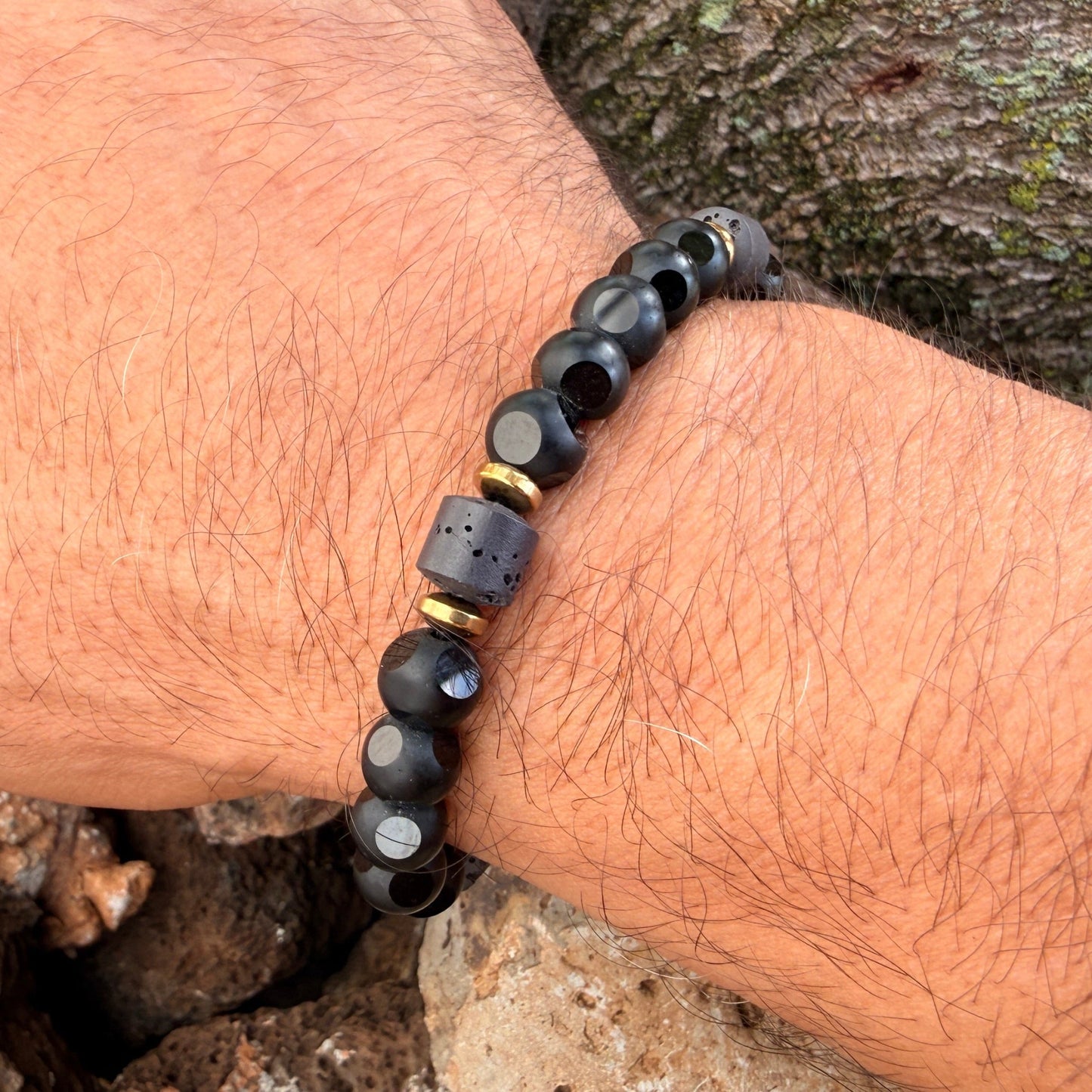 Pohaku Ola Lava Stone Bead Bracelets